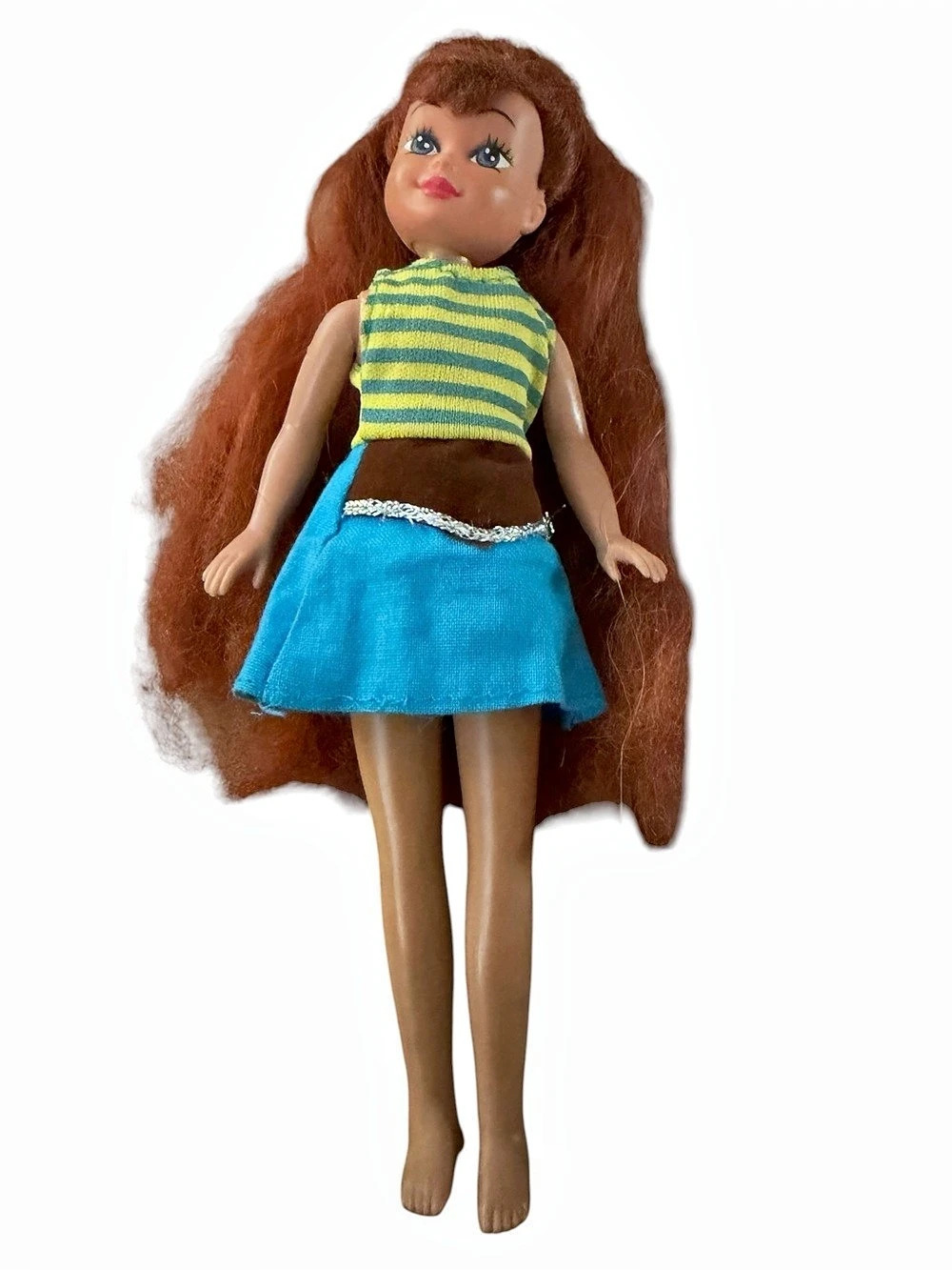 Vintage 1992 Kid Kore Katie 7.5” Redhead Doll w/ Original Outfit
